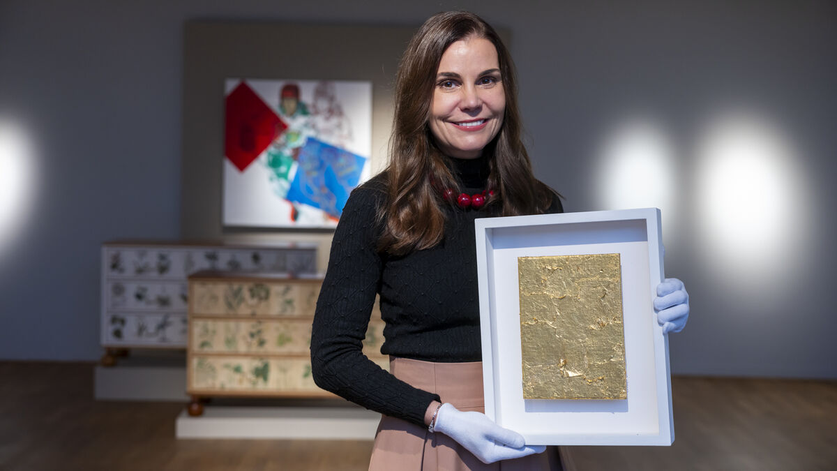 Yves Klein's Gold Panel for Sale at 10 Million Kronor
