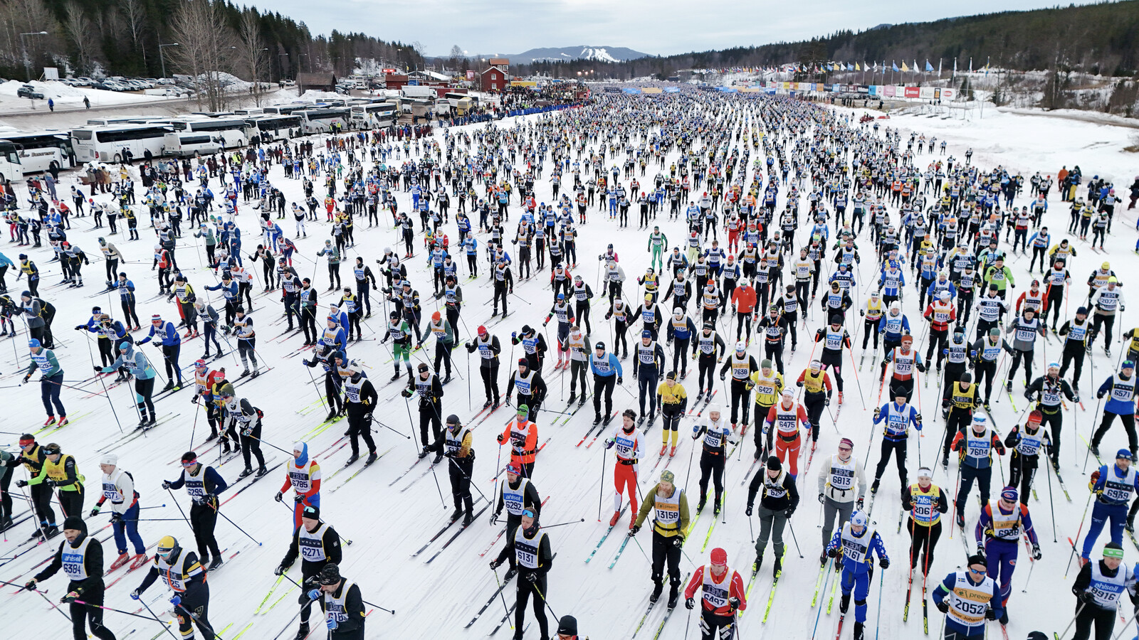 Late change for skiers in Vasaloppet