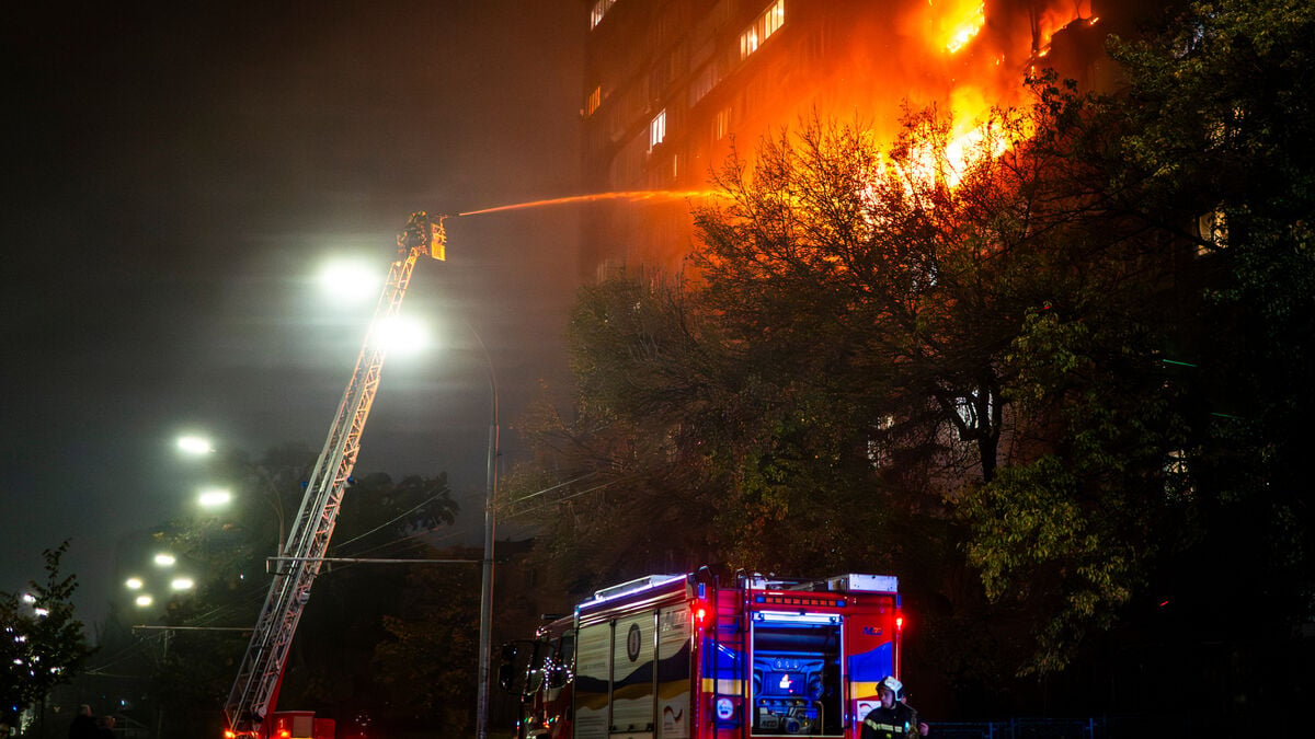Power Restored in Kyiv After