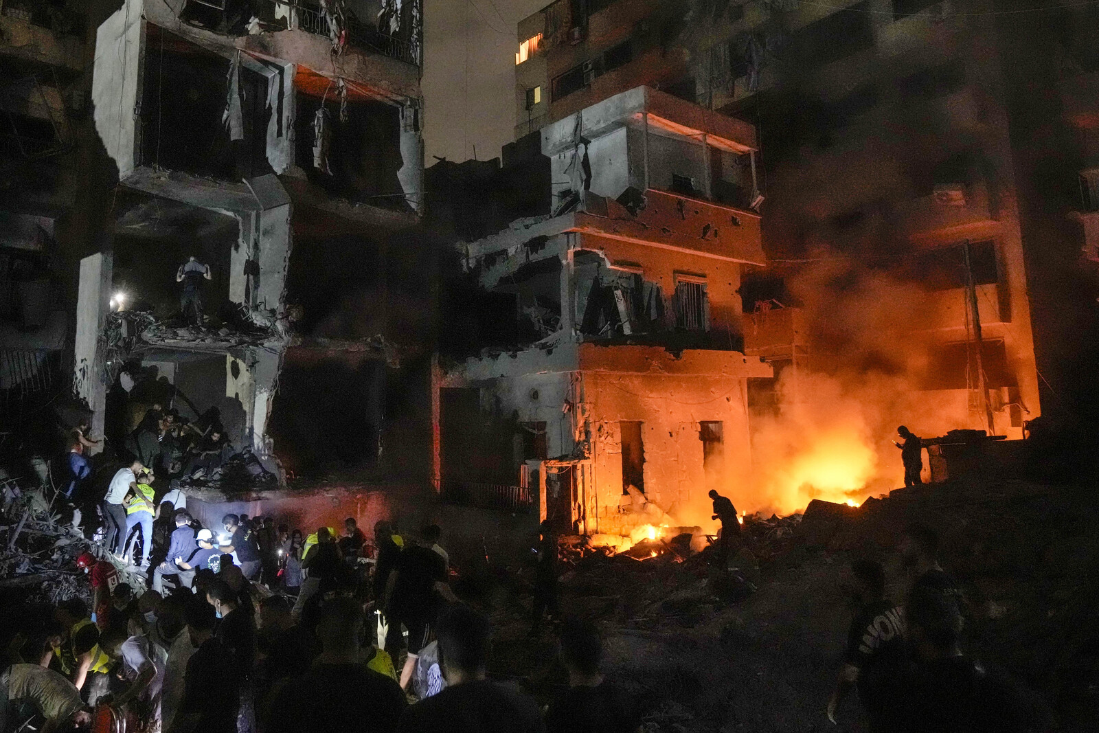 Israeli attack on central Beirut