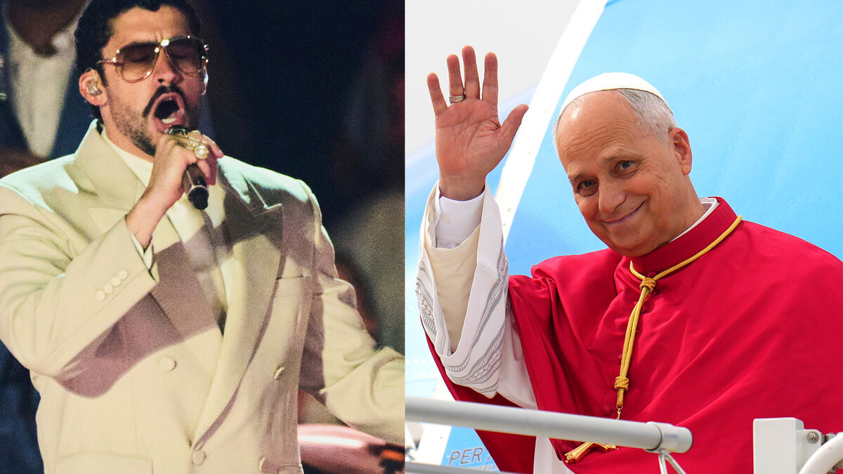 Pope acknowledges Bad Bunny's appeal while touring Spain