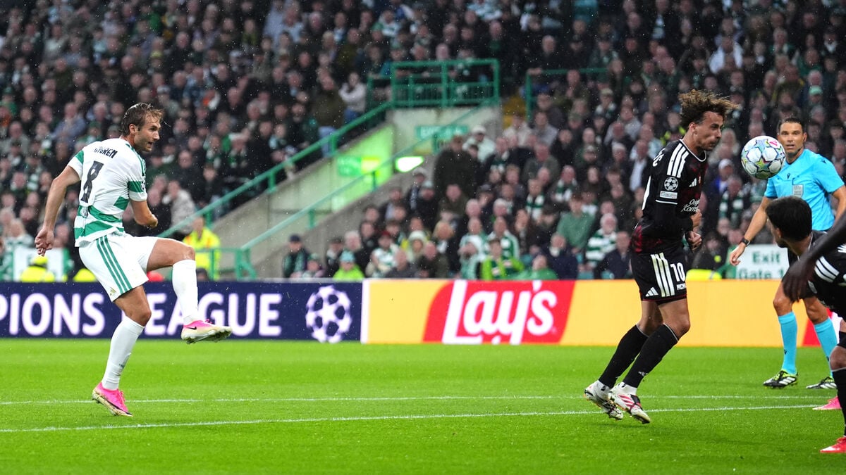Benjamin Nygren scores again as Celtic beat LASK 3-0 in Champions League playoff first leg