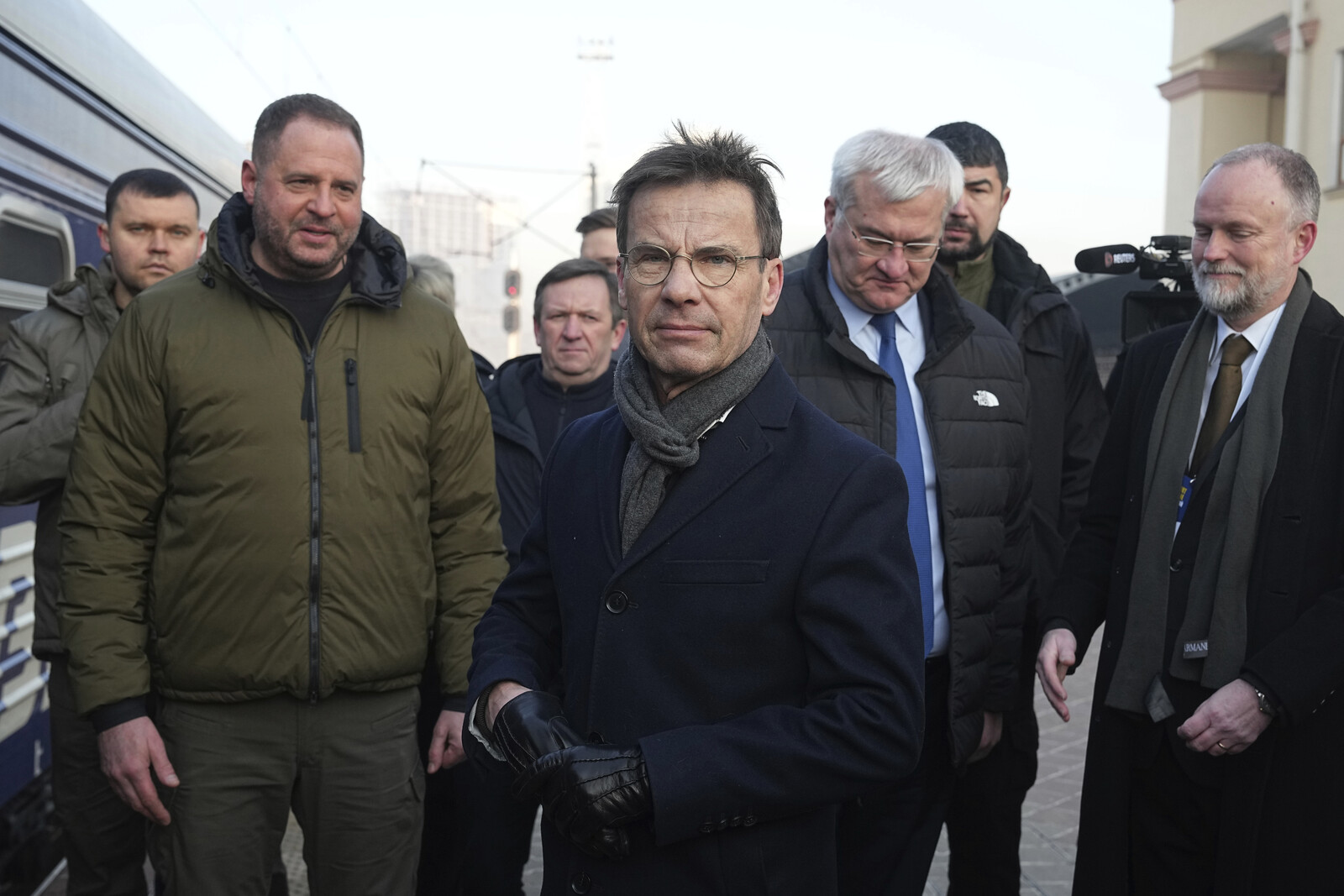 Kristersson in Kyiv: Fought for freedom for three years