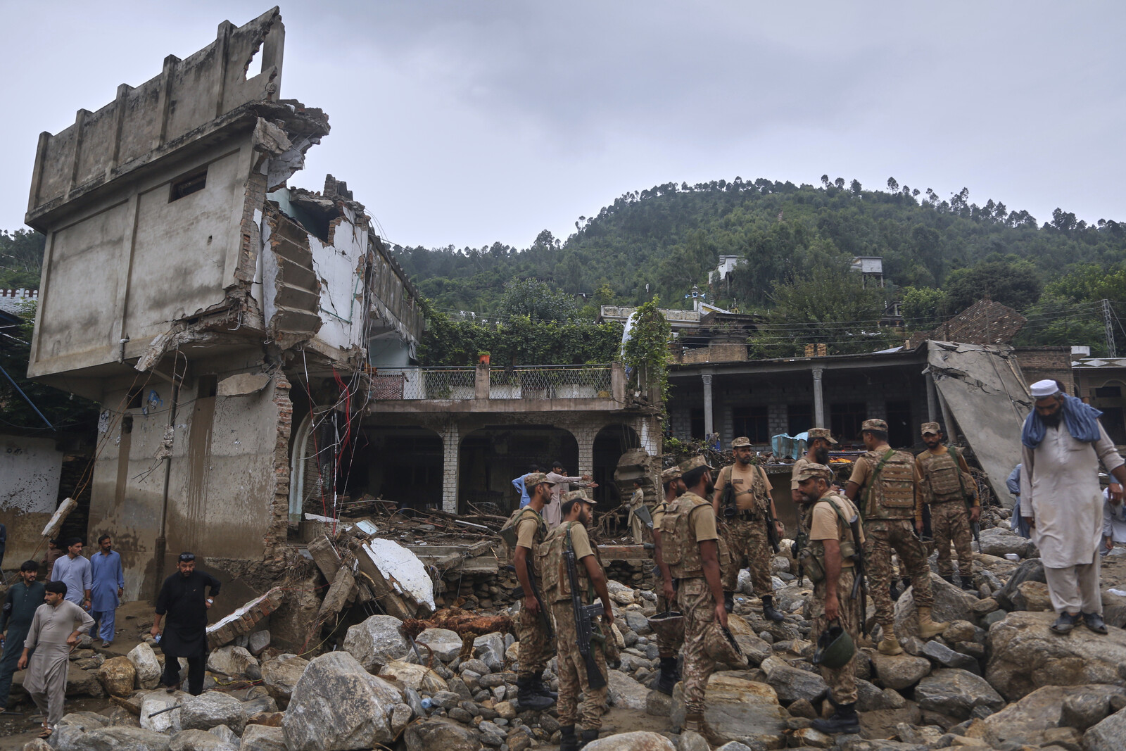 New Rain Halts Monsoon Rescue
