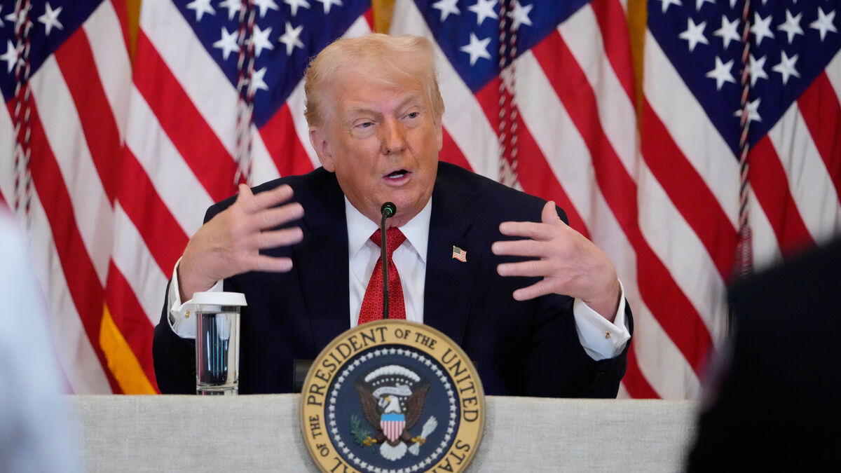 Trump posts AI image - plants American flag on Greenland