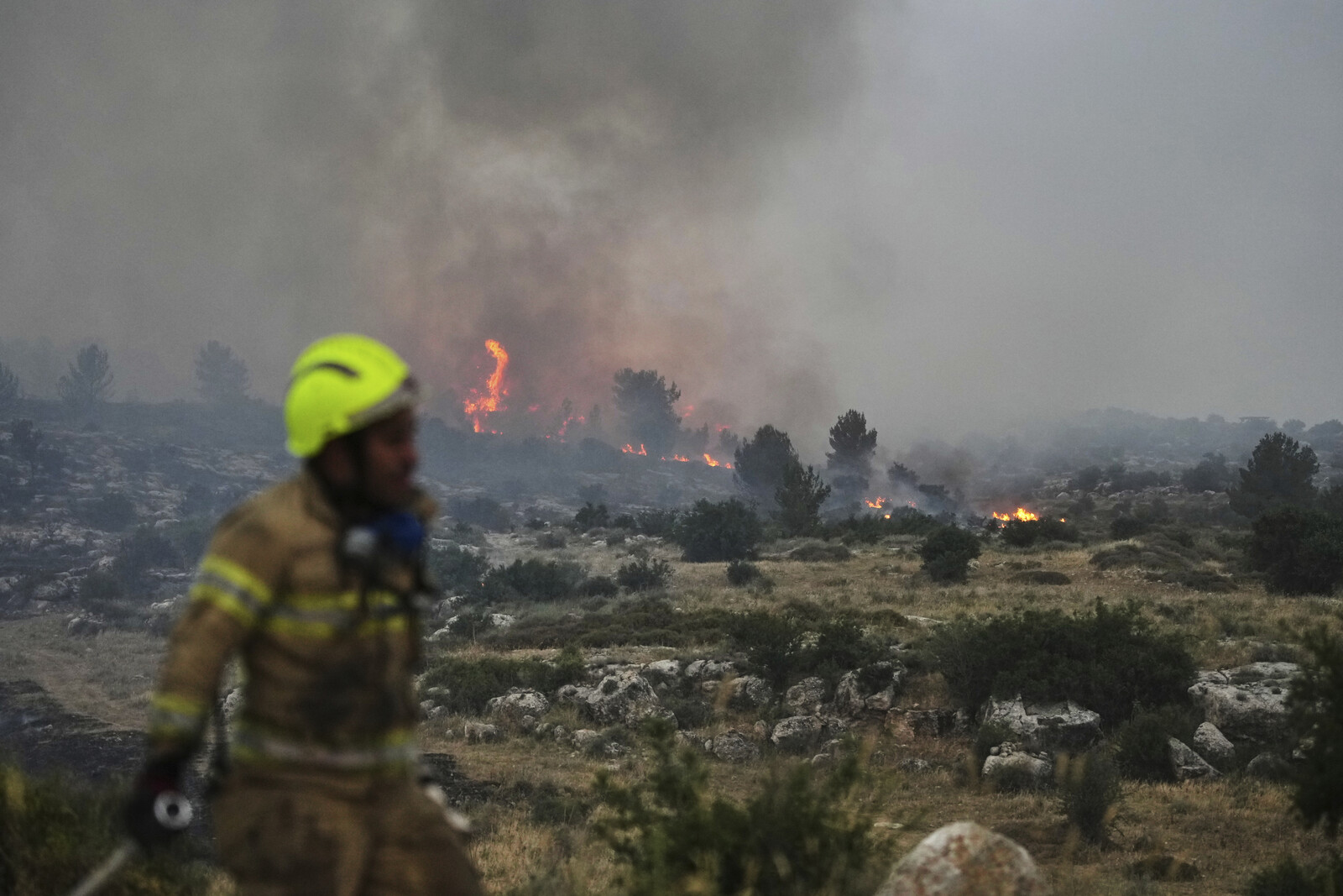 Jerusalem Area Fire Prompts State