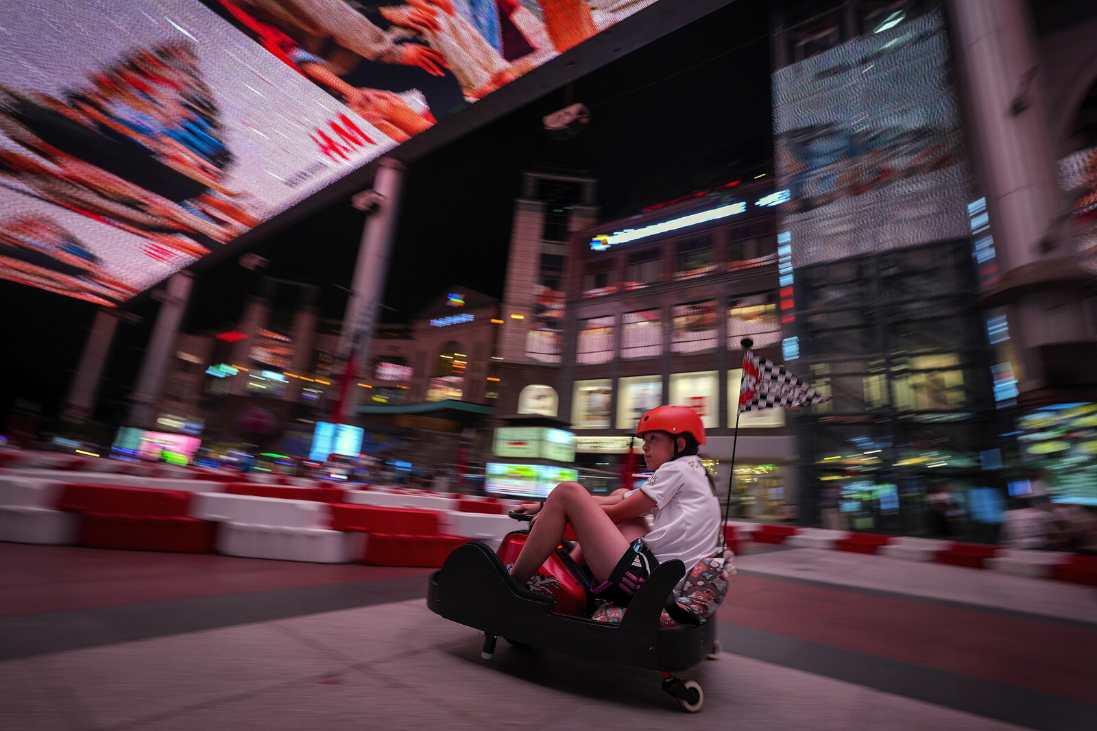 Man Sets Fire to Go-Karts