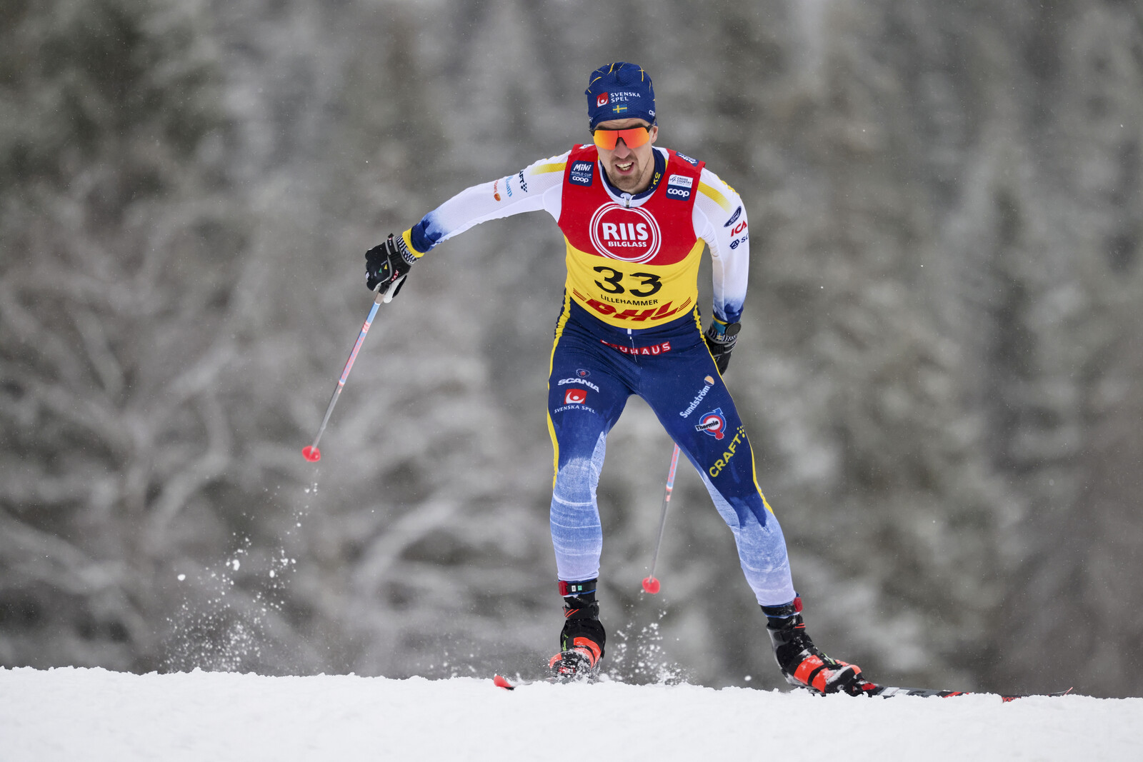 Halfvarsson dropped out: "Skiing with half a body"