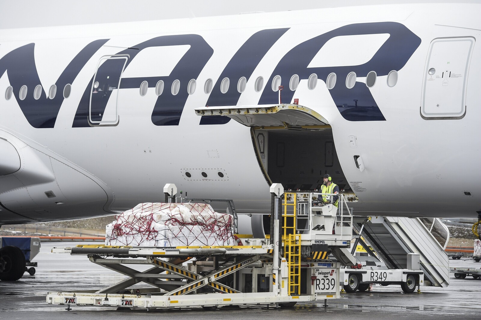 Employee crushed by plane during