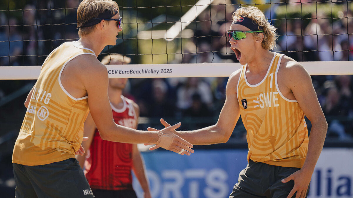 Åhman/Hellvig qualify for World Cup semifinals in Ostrava, Czech Republic