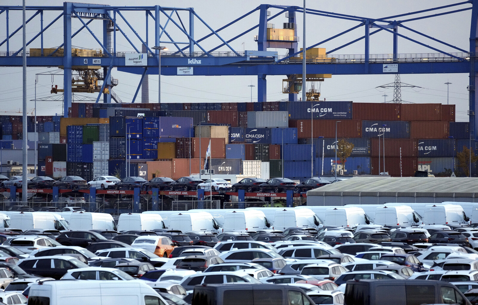 Dampened in the German economy