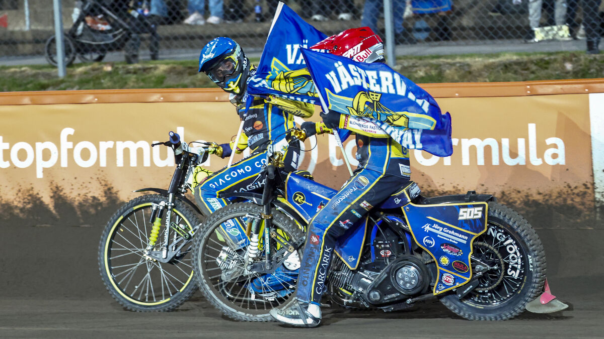 Västervik crush Indians 54-36 in Swedish speedway semi-final first leg