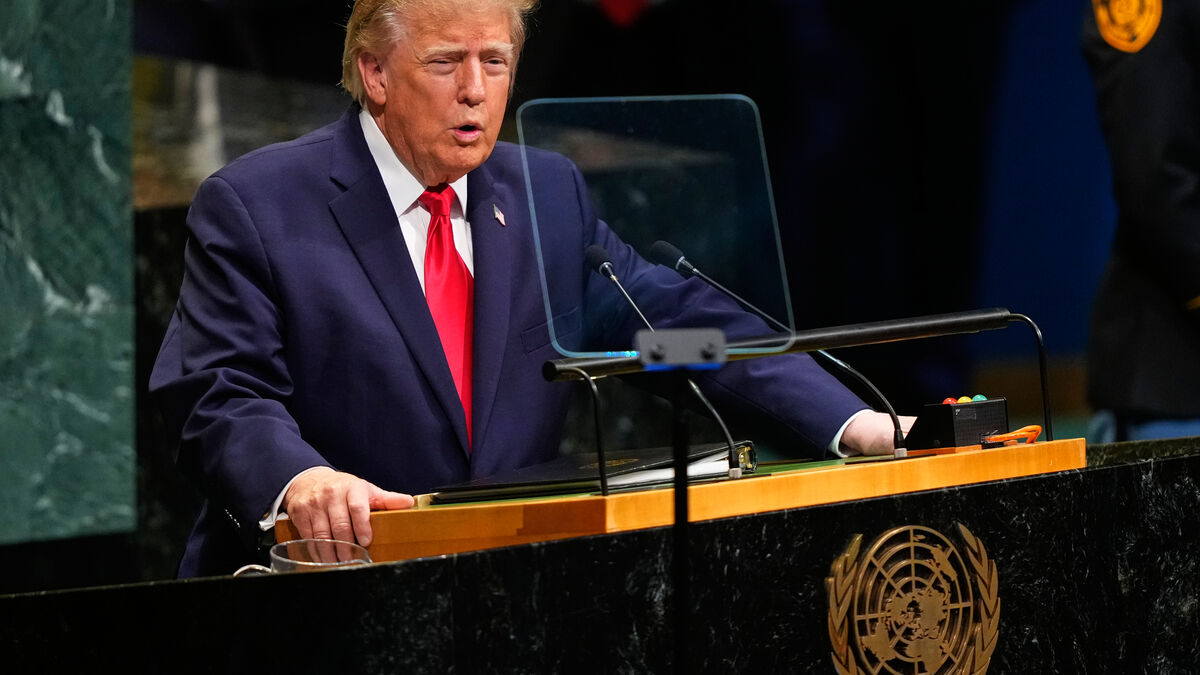 Trump at UN repeats threat