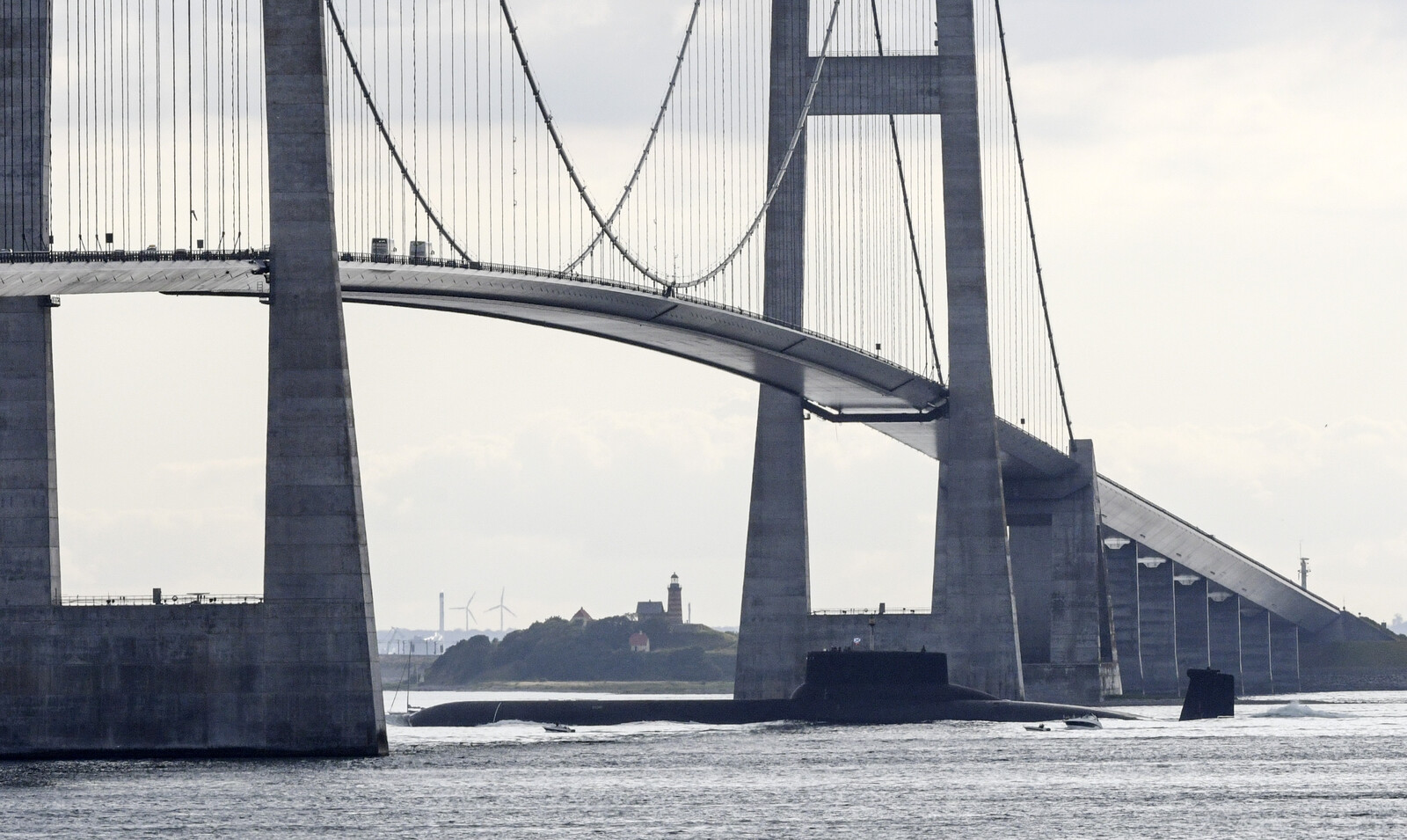 Russian Submarine in Danish Waters