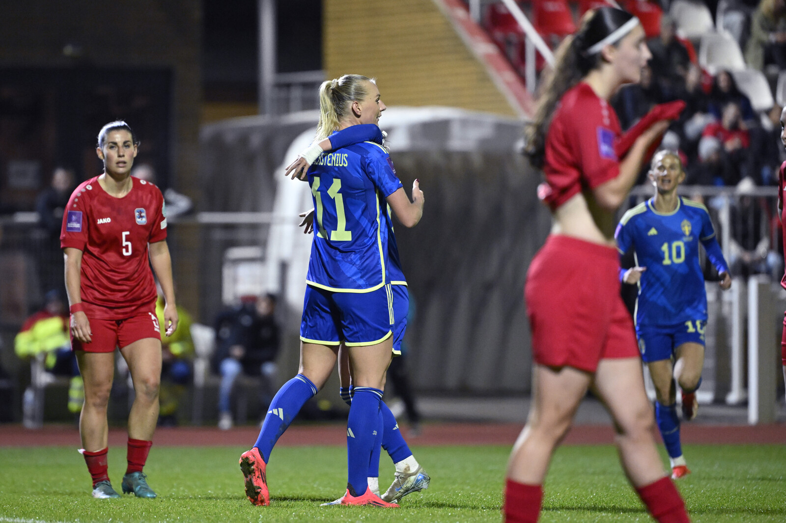 First goal in six months: "Very happy"