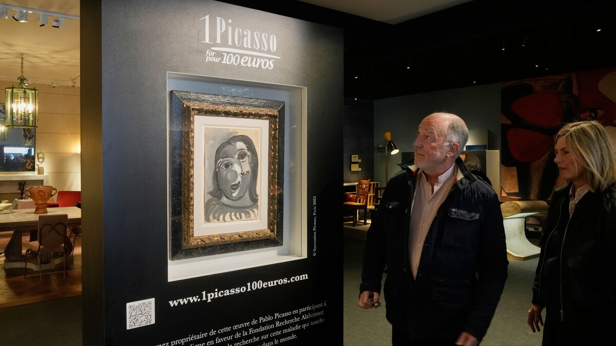 Picasso painting to be raffled