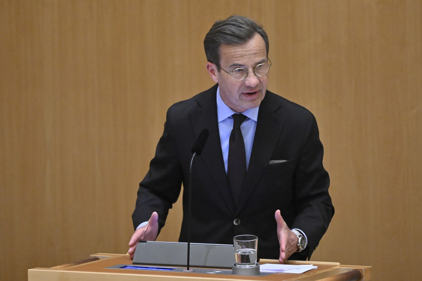 Left Party Reports PM Kristersson