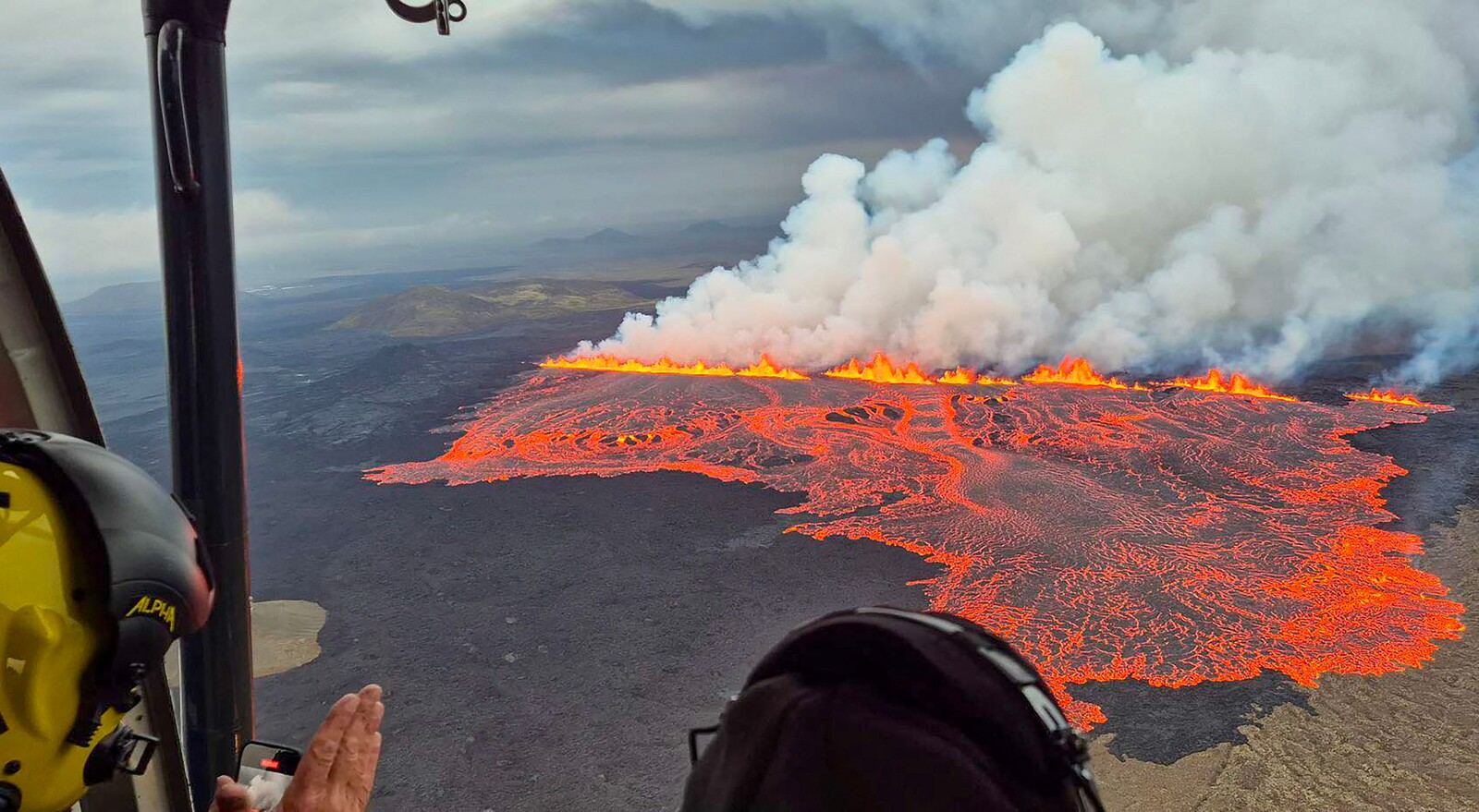 Iceland Volcanic Eruption Near Grindavík