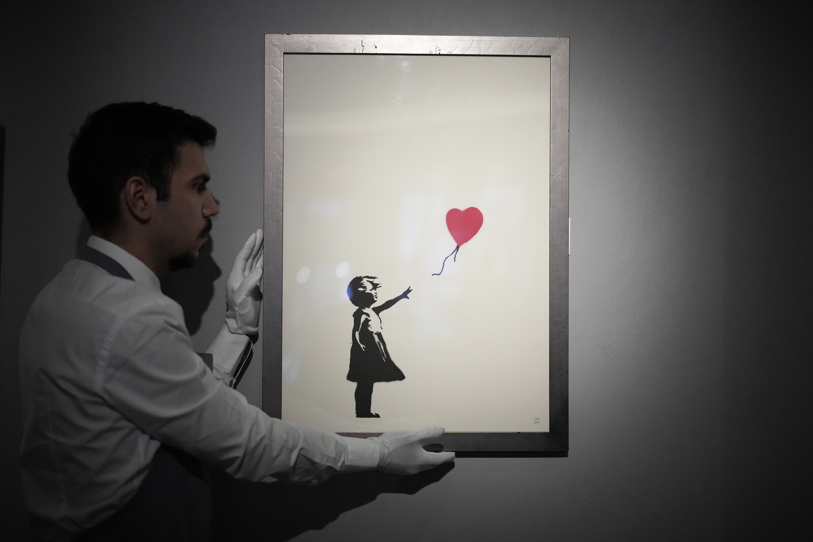 Two charged for Banksy theft