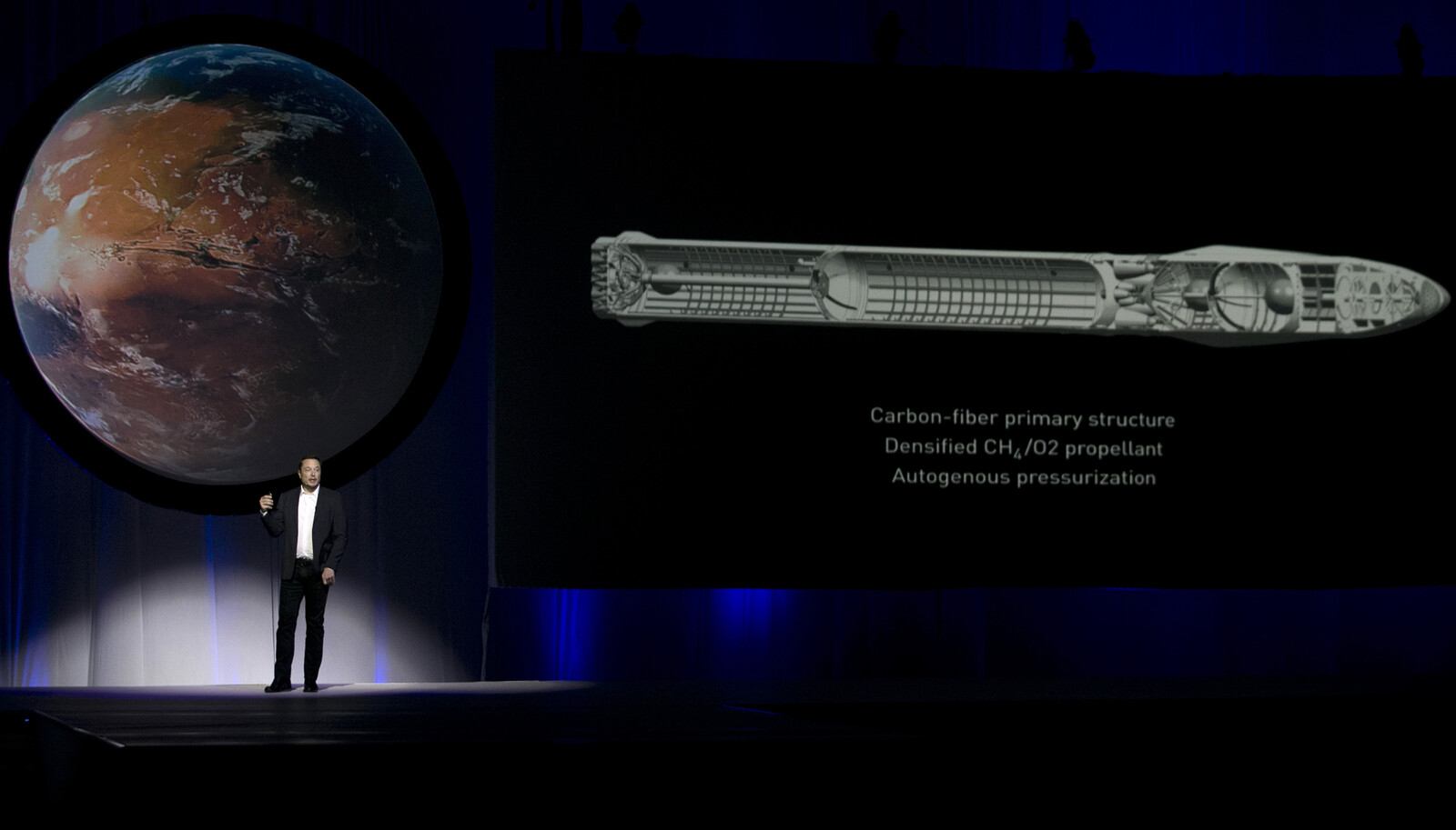 Musk: Then the First Ship Lifts Off to Mars