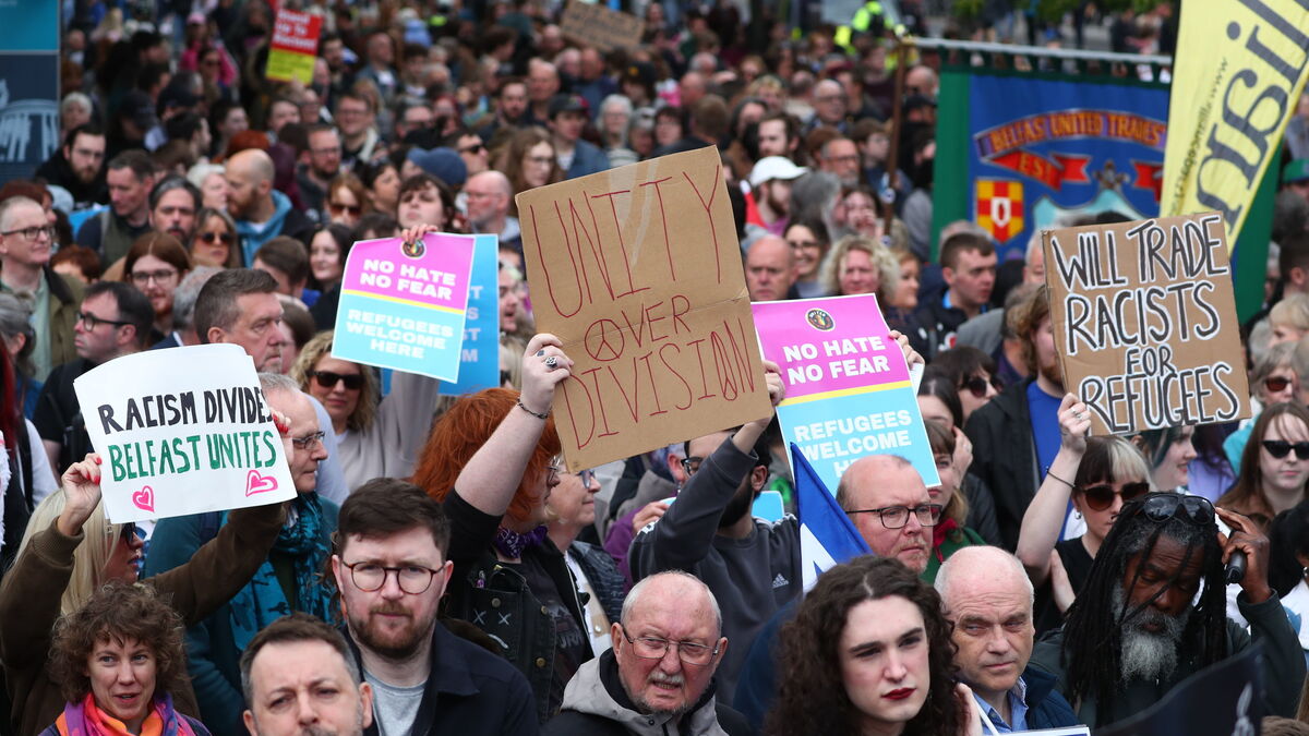 Thousands rally against hate and