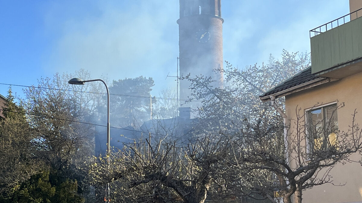 Villa in Stora Essingen burned down, police increase presence