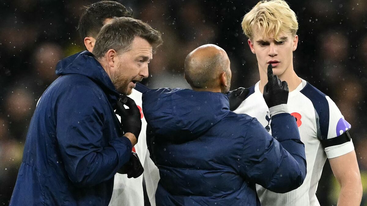 Bergvall substituted early – with head injury