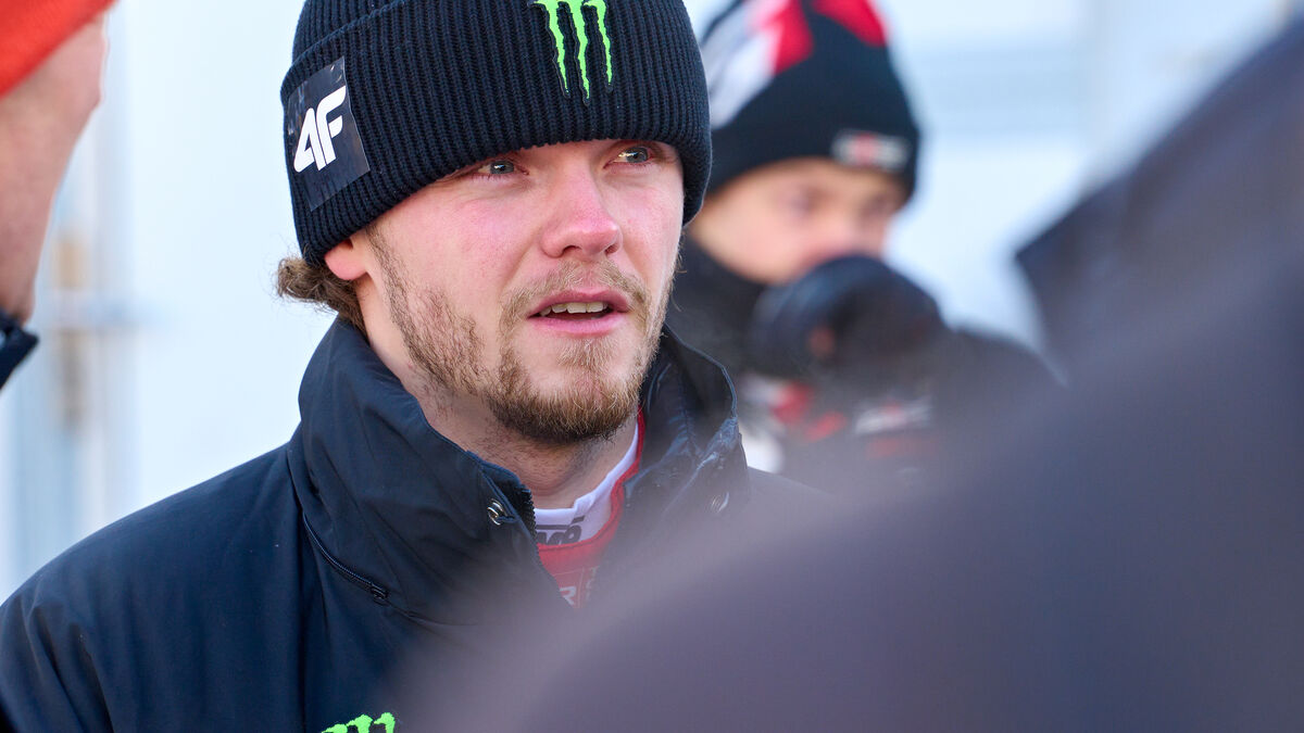 Tough for Solberg - crashed out immediately in Croatia