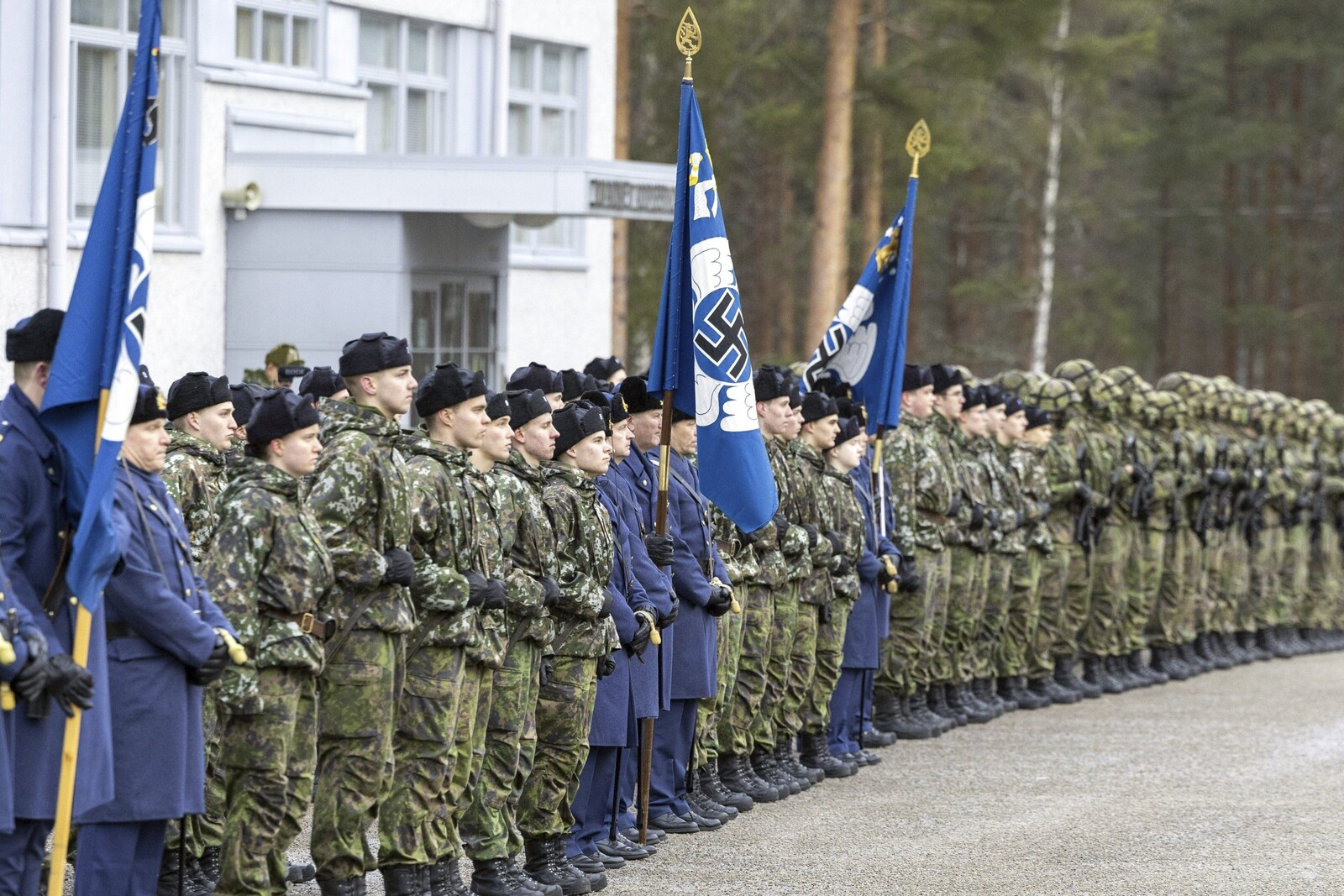 Finnish Air Force Removes Swastika