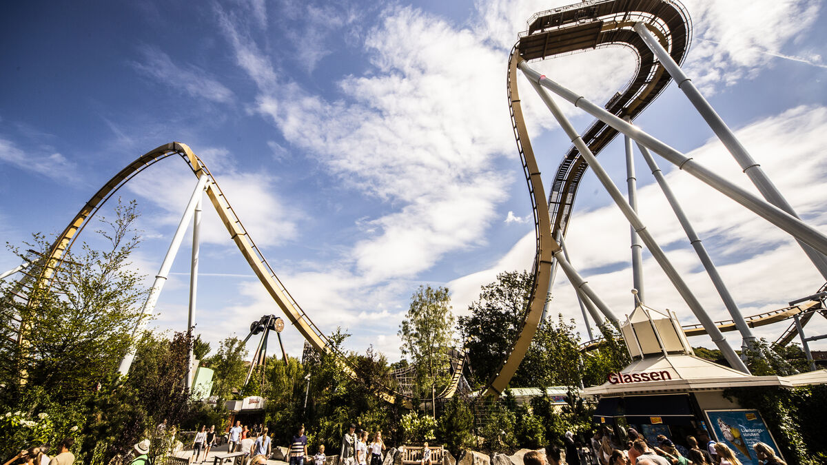 Liseberg’s Valkyria roller coaster stops, riders evacuated after safety device is triggered