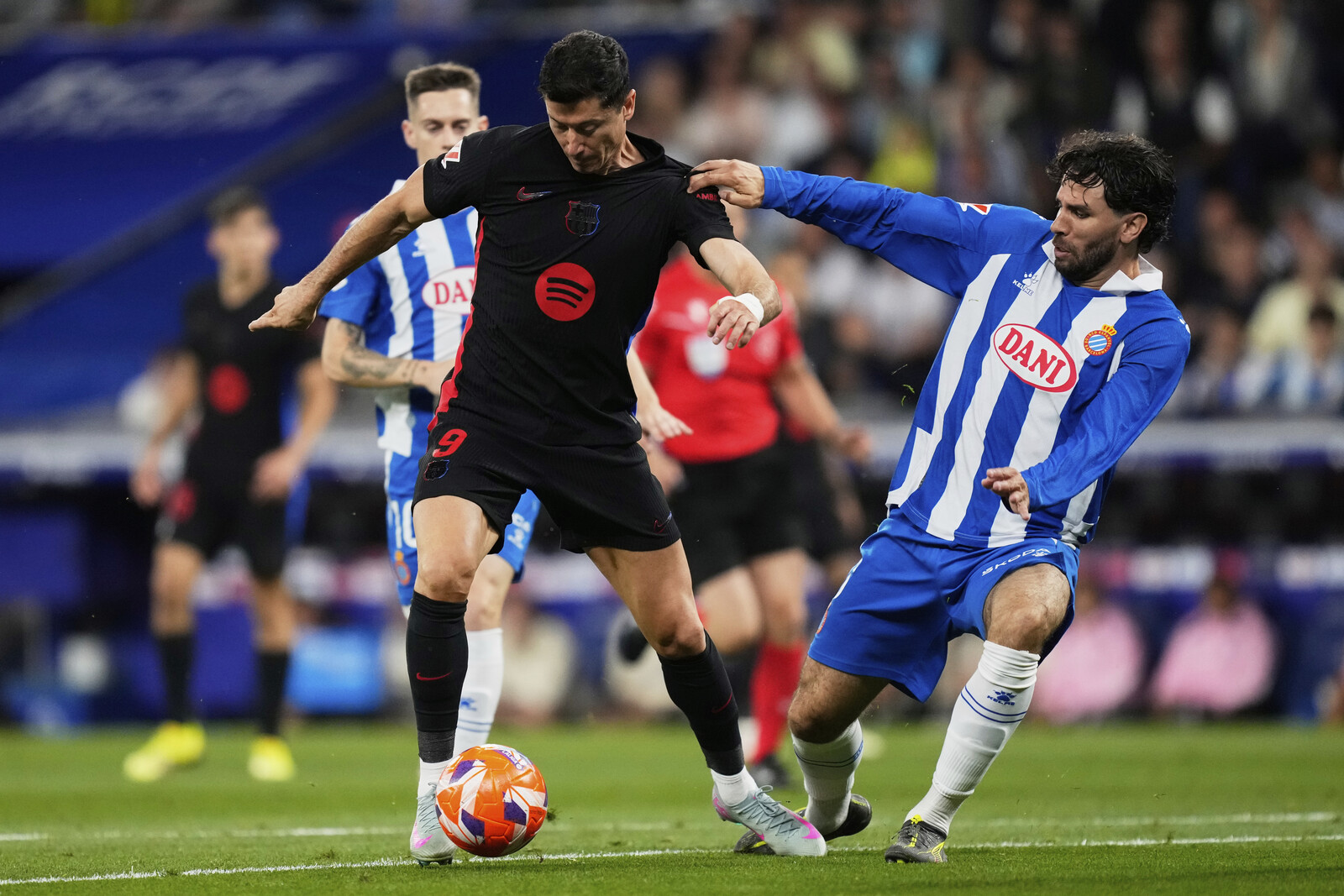 Barcelona Derby Paused Due to
