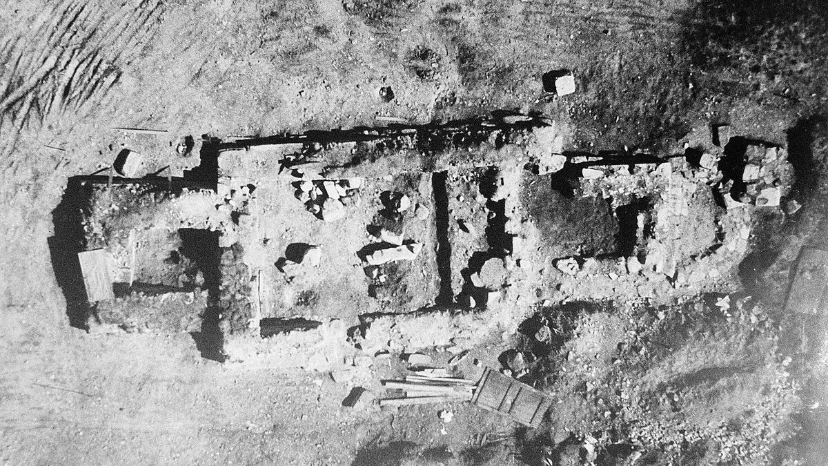 Medieval children and adults buried