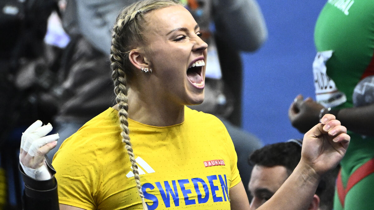 Swedish shot putter Axelina Johansson