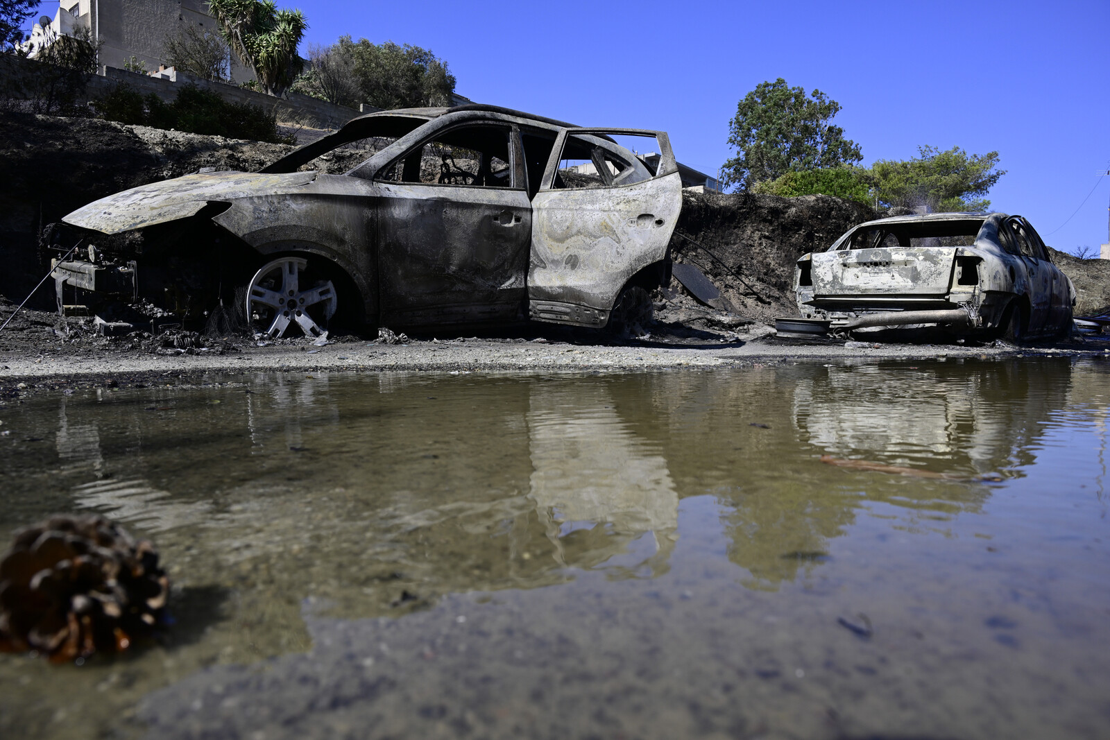 Forest Fire Near Athens Continues