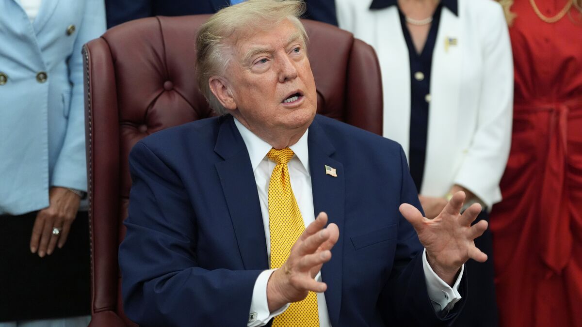 Trump says talks with Iran
