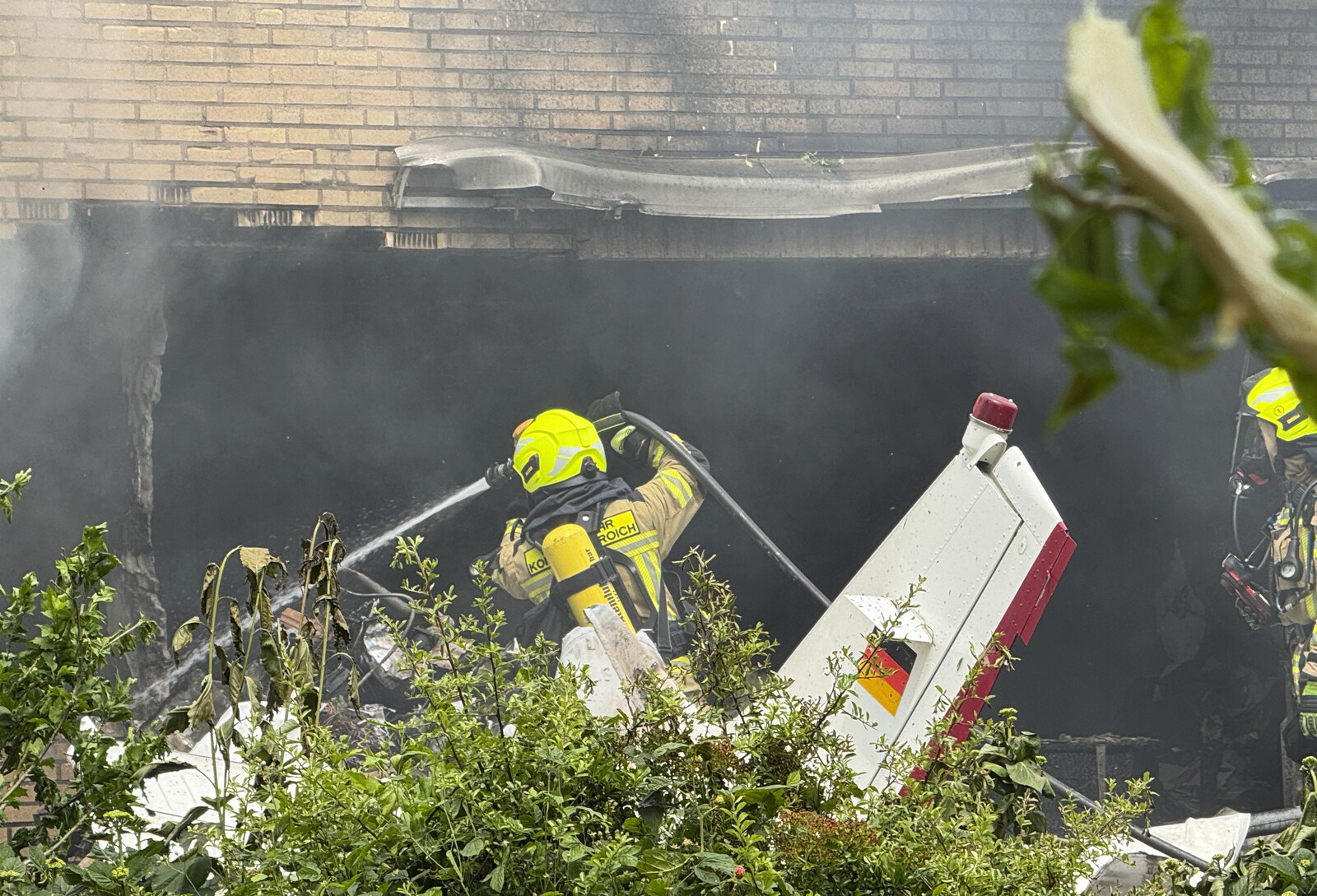 Plane Crashes into German Home