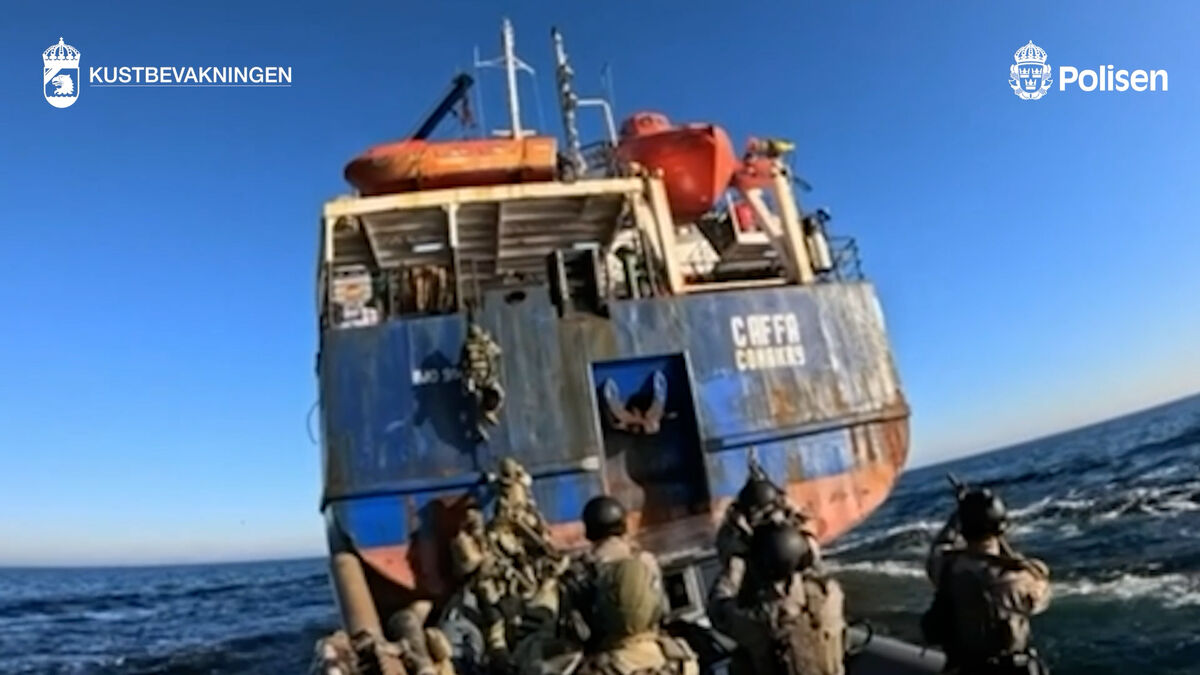 Detainee on bulk carrier Caffa off Trelleborg is Russian citizen