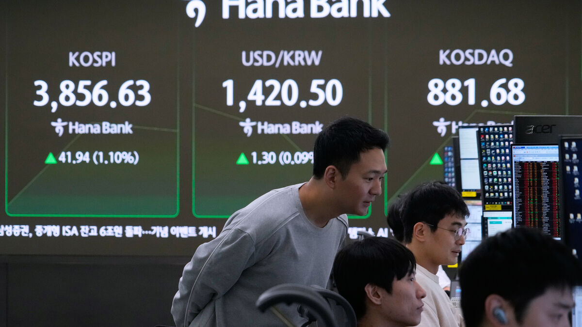 Asian Stock Markets Mixed as South Korea's Kospi Hits Record