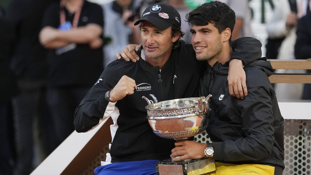 World number one Alcaraz breaks