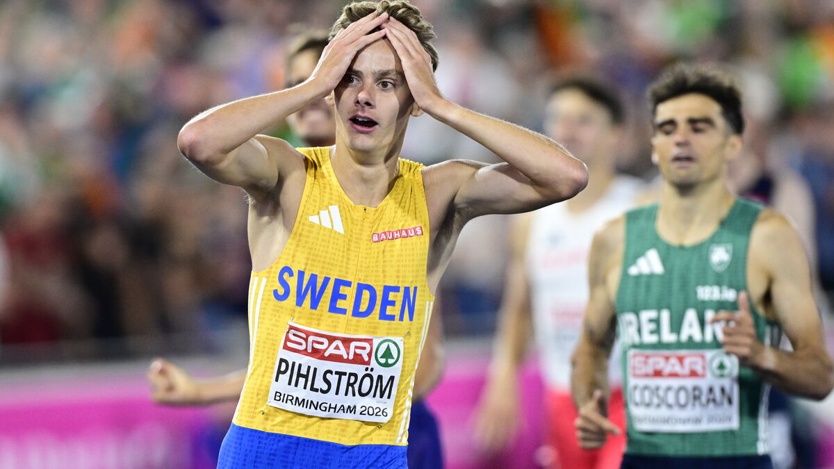 Samuel Pihlström wins European silver after stunning final-lap sprint in 1,500m