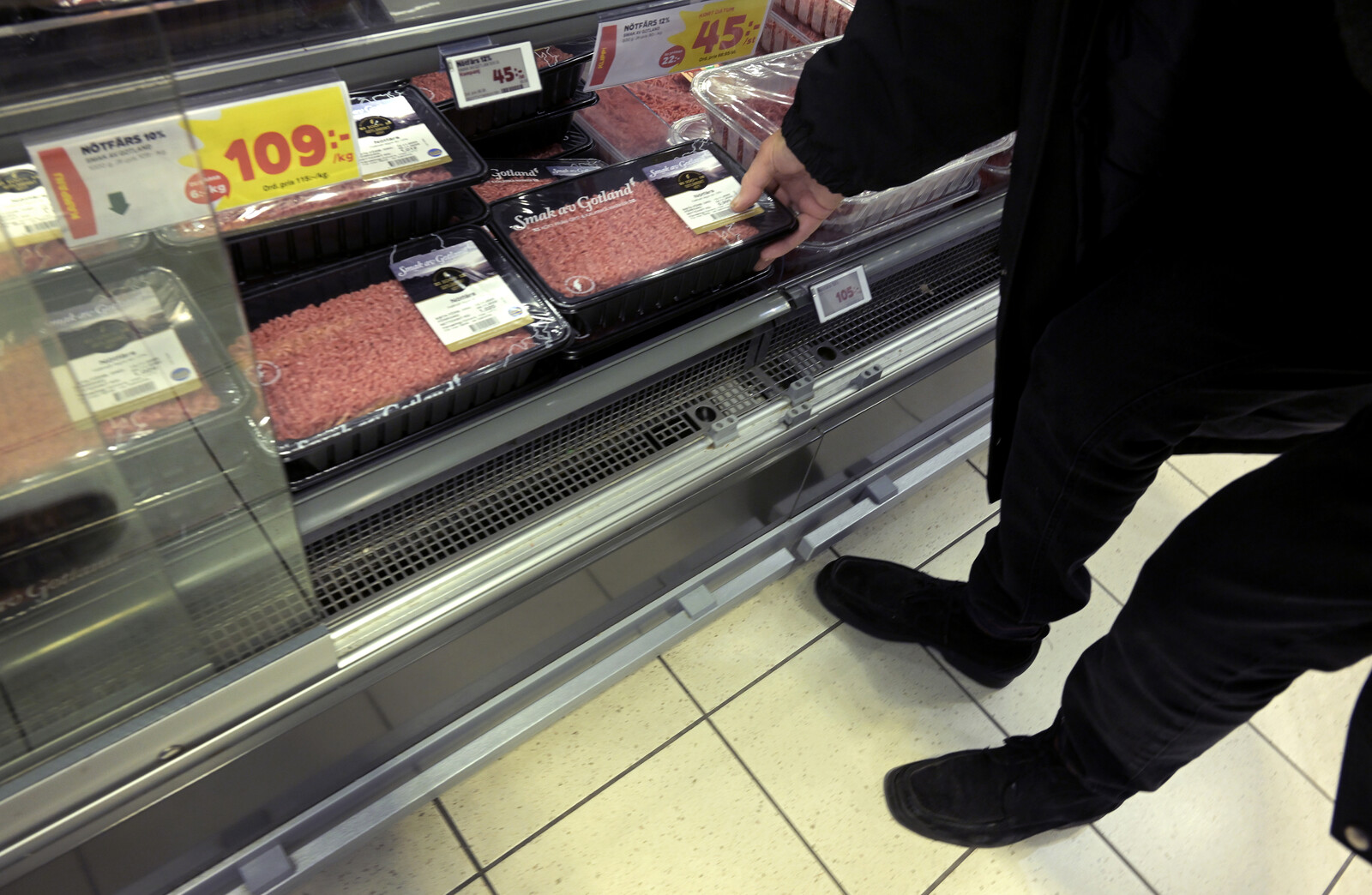 Shortage of Meat on Store