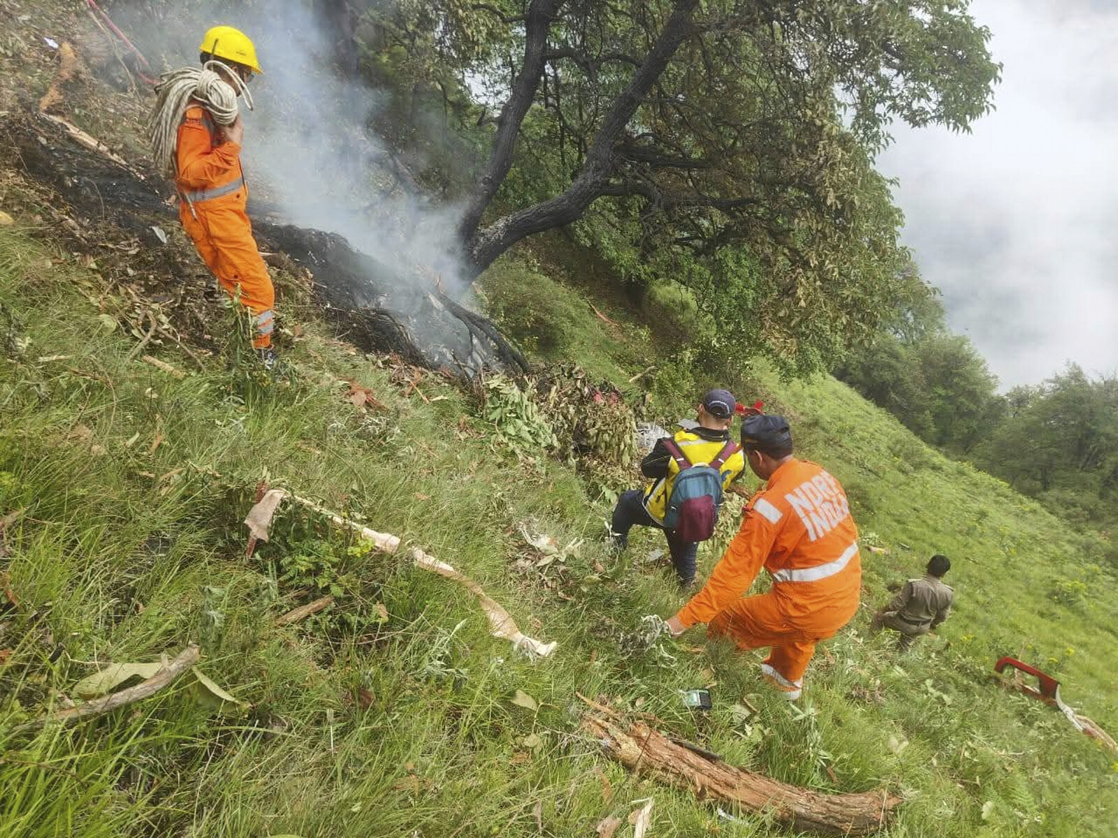 Helicopter Crash in Uttarakhand Kills