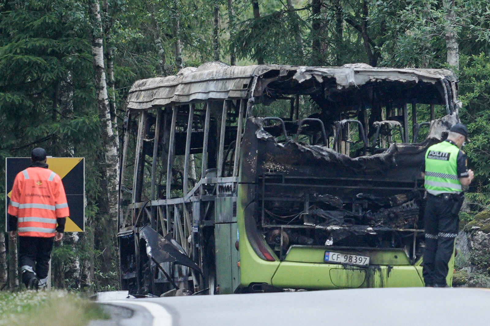 Woman Dies After Bus Fire