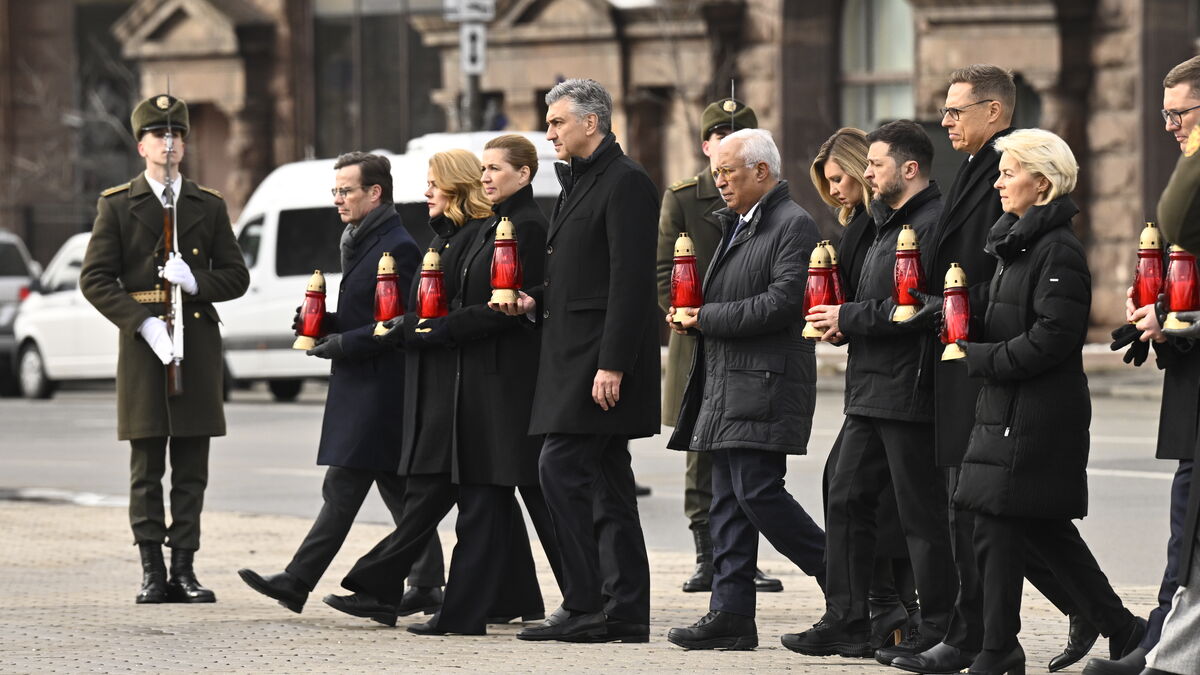 EU leaders in Kyiv, without