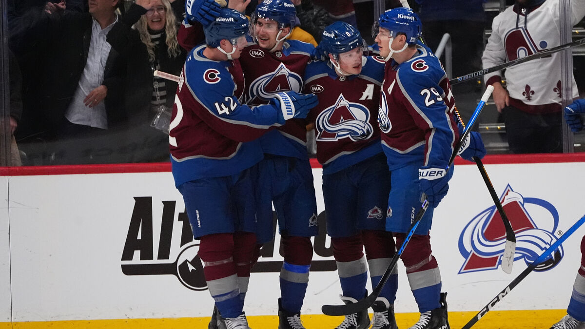 Goal celebration as Colorado crushed