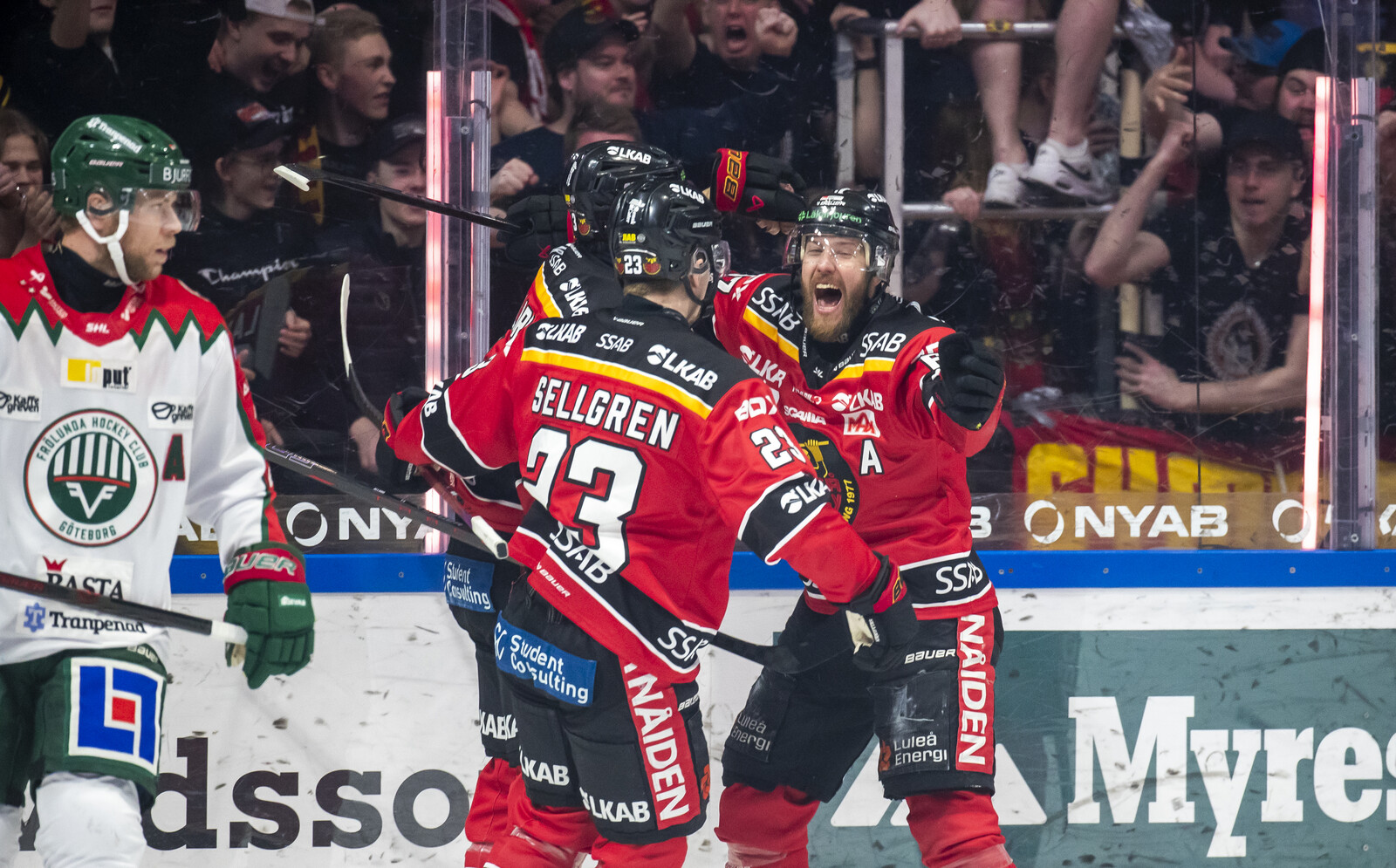 Omark Returns Strong as Andreasson Extends Goal Streak in Luleå Win
