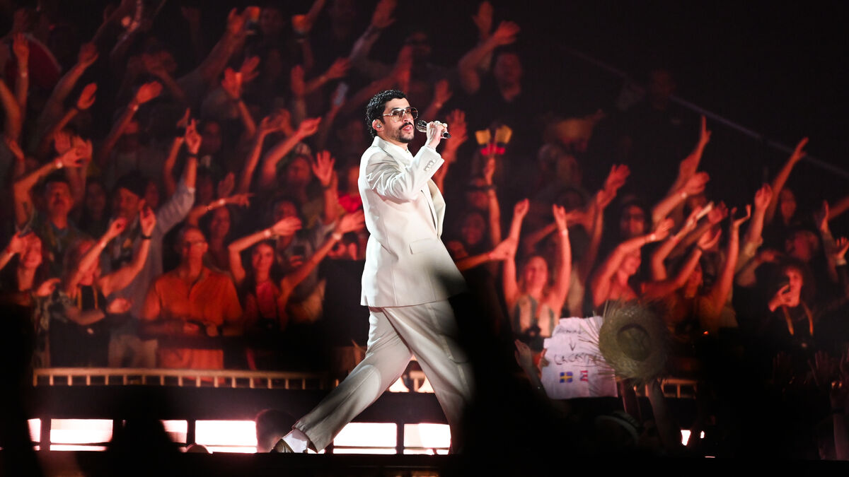 Bad Bunny turns Stockholm concert