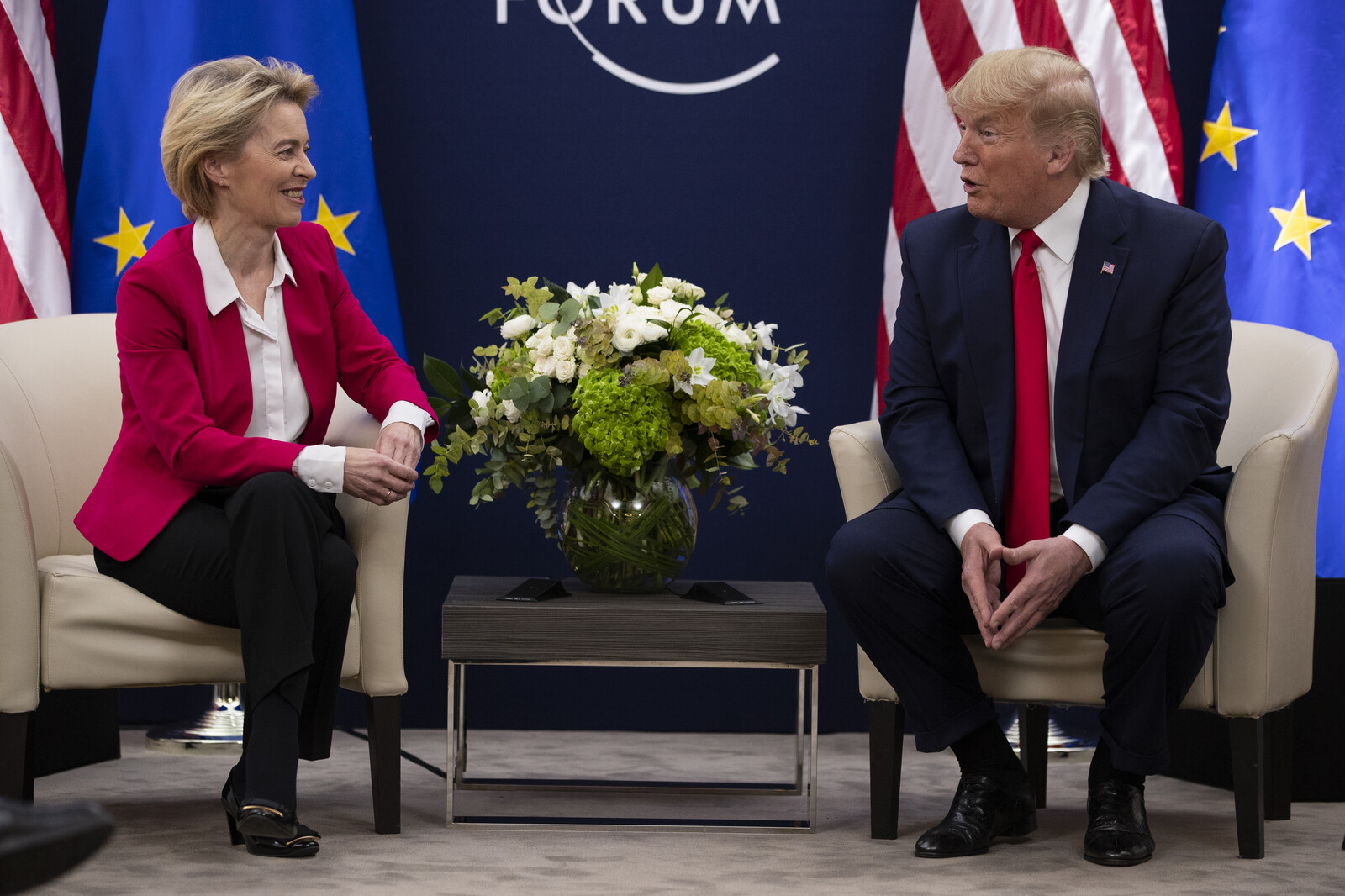 Von der Leyen and Trump Discuss EU Trade Tariffs