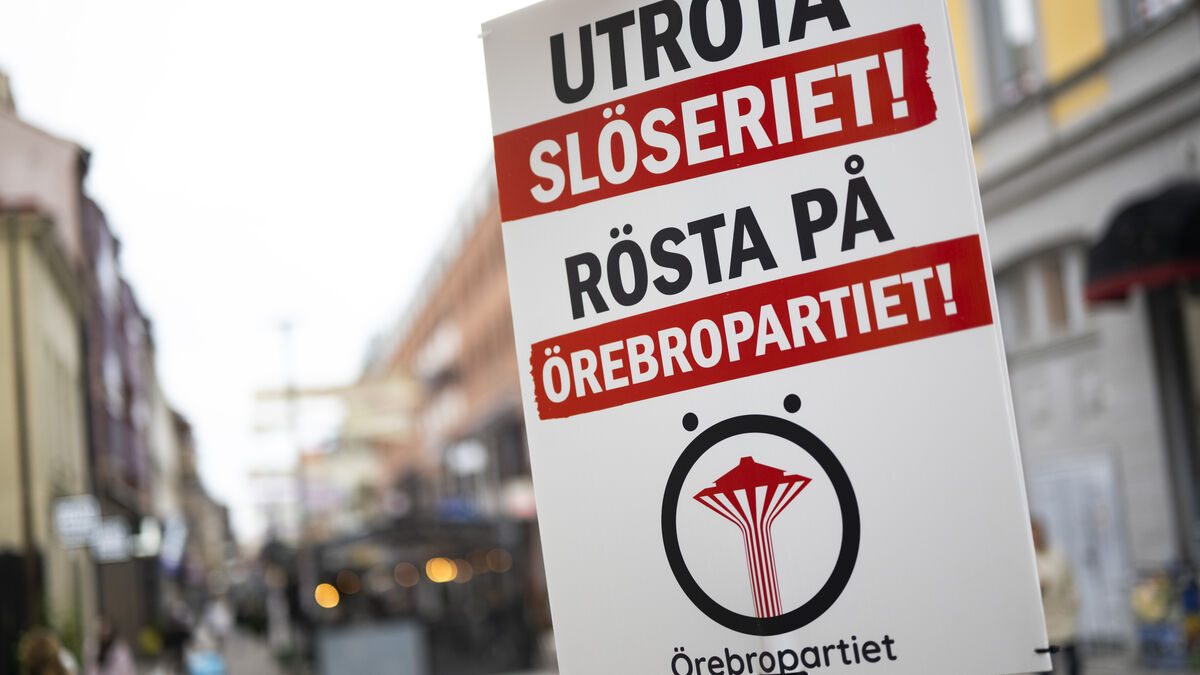 Örebro Party support triples in regional poll, hits just over 15 percent