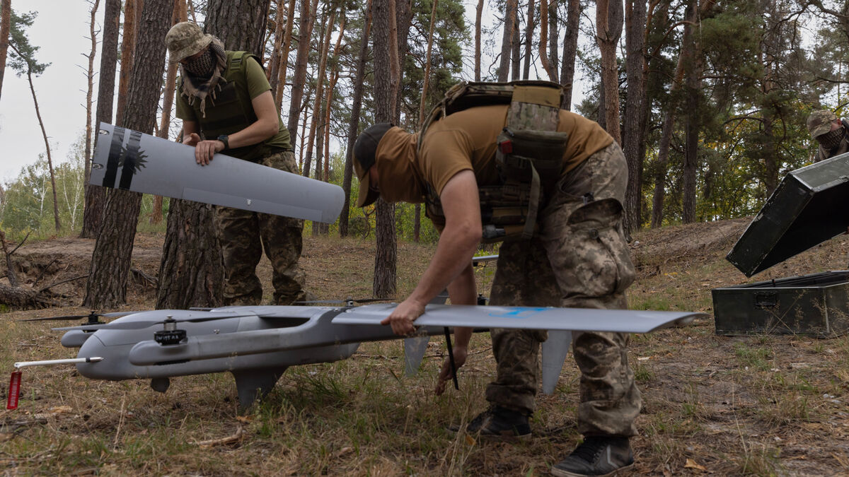 Drone Attack Ignites Fire at